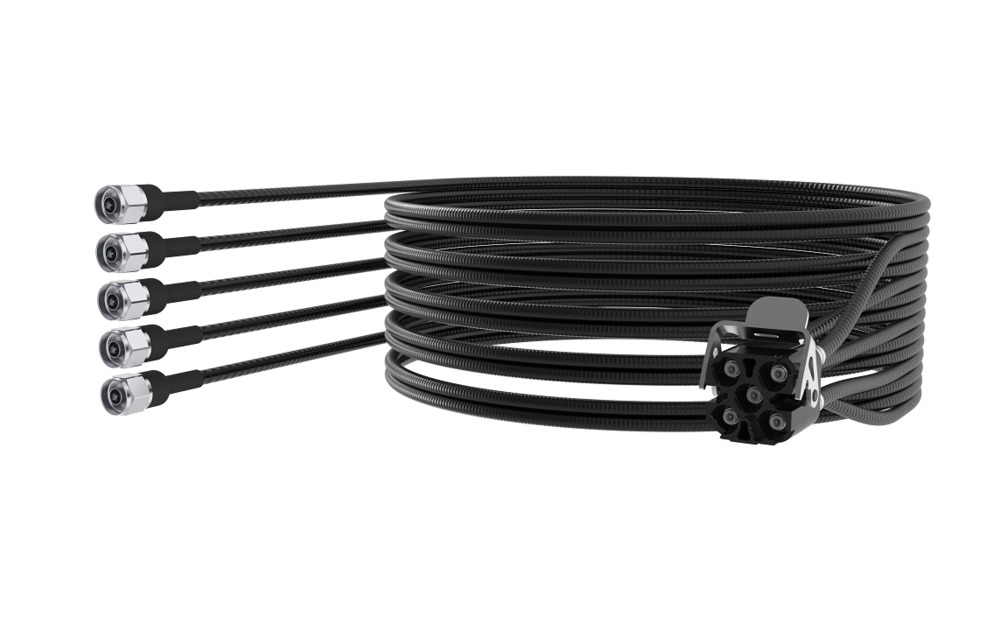 MLOC-5-F1XM-NM-3M [MLOC 5ports 1/4" FSJ1 cable assembly]